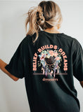 dreamers unite garment washed unisex tee (2 colors, 2 designs)
