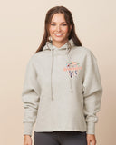 dreamers unite ladies distressed boxy hood (2 colors, 2 designs)
