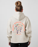 dreamers unite ladies distressed boxy hood (2 colors, 2 designs)