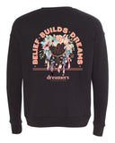 dreamers unite unisex drop shoulder crew (2 colors, 2 designs)