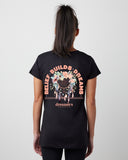 dreamers unite ladies relaxed crewneck tee (2 colors, 2 designs)
