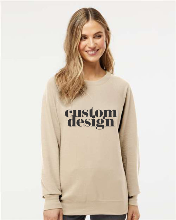 CUSTOM DESIGN unisex crewneck sweatshirt