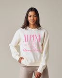 alpine luxury resort unisex crewneck sweatshirt