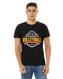 ccrs volleyball unisex short sleeve tee