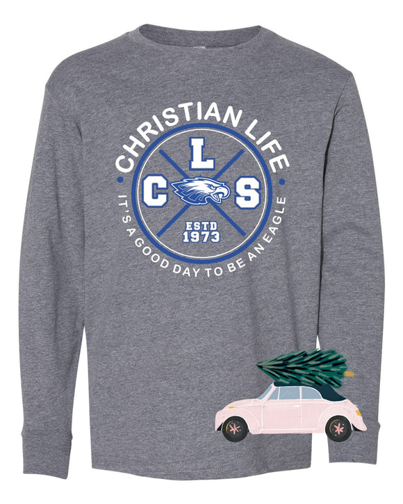 CLS HOLIDAY 2023 youth and toddler long sleeve tee