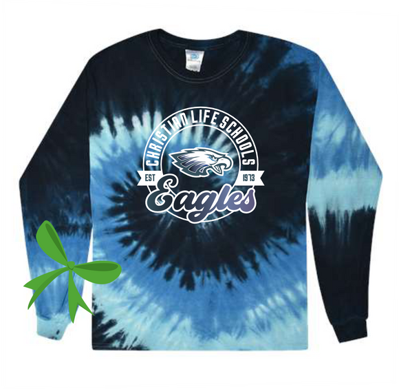 CLS HOLIDAY 2023 youth and adult tie dye long sleeve
