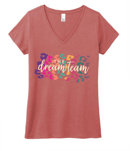 CS dream team ladies triblend v-neck