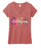 CS collegiate ladies triblend v-neck