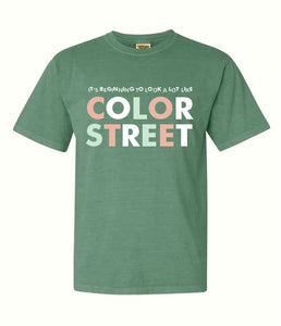 CS it's beginning to look...unisex garment dyed tee