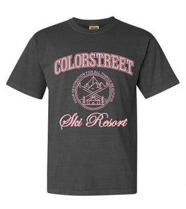 CS ski resort unisex garment dyed tee