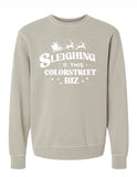 CS sleighing this biz unisex pigment dyed crewneck sweatshirt