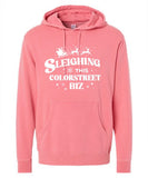 CS xmas jammies unisex pigment dyed hoodie