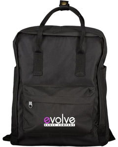 EVOLVE embroidered backpack (black)