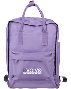 EVOLVE embroidered backpack (lilac)