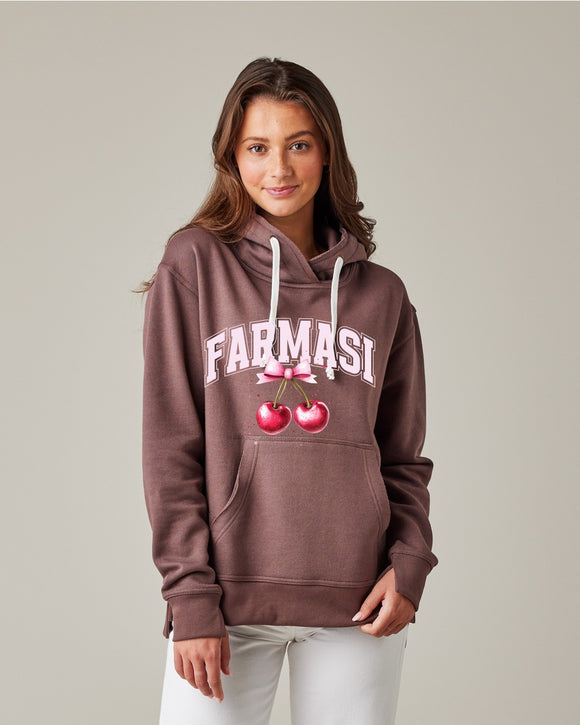 FARMASI CHERRY ladies hooded sweatshirt