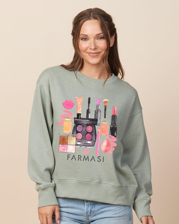 FARMASI COSMETICS ladies boxy crew