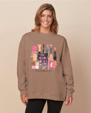 FARMASI COSMETICS ladies oversized crewneck sweatshirt