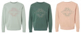GRACE + GRIT unisex pigment dyed crewneck sweatshirt (4 colors)