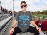 guilford soccer garment dyed tee (3 color, 5 design choices)