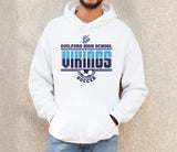 guilford soccer hooded sweatshirt (3 color, 5 design choices)