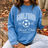 guilford soccer crewneck sweatshirt (3 color, 5 design choices)