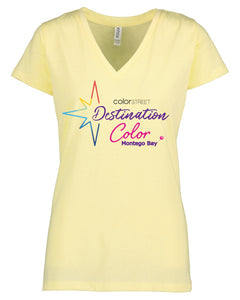 CS jamaica 2023 ladies relaxed v-neck (3 design options)