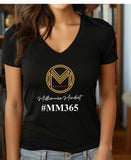 MM CONVENTION ladies triblend v-neck (2 colors, 2 designs)