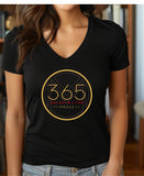 MM CONVENTION ladies triblend v-neck (2 colors, optional back print)