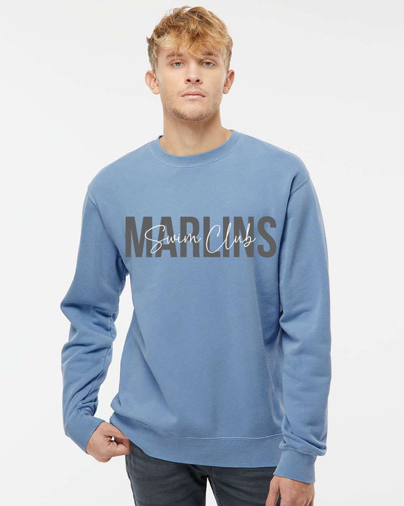 marlins 2025 adult pigment dyed unisex crew