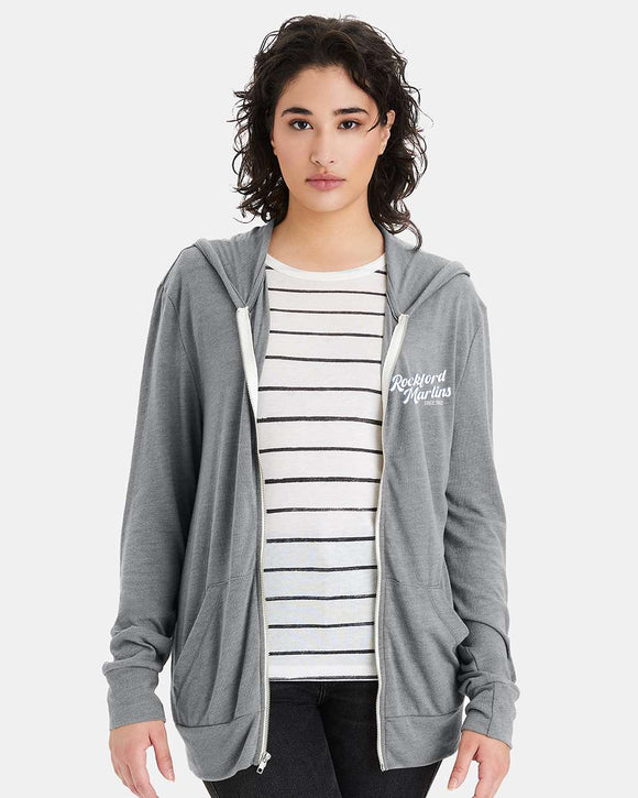 marlins 2025 adult unisex zip up tee