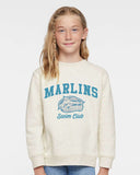 marlins 2023 youth crewneck sweatshirt