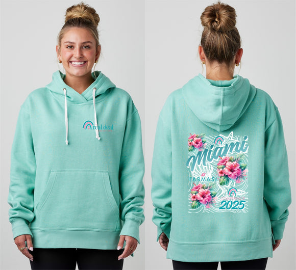 RDDT MIAMI ladies hooded sweatshirt