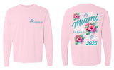RDDT MIAMI unisex garment washed long sleeve (2 colors)