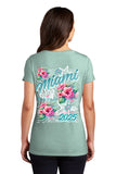 RDDT MIAMI ladies triblend v-neck tee (2 colors)
