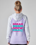 miami 2026 ladies stripe sleeve double hood