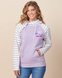 miami 2026 ladies stripe sleeve double hood