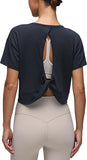 MM26 CRZ YOGA ladies open back crop tee (2 colors)