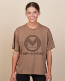 MM BASIC LOGO ladies boxy tee