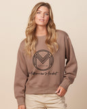 MM BASIC LOGO ladies boxy crew