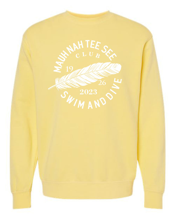 MNTS adult unisex pigment dyed crew