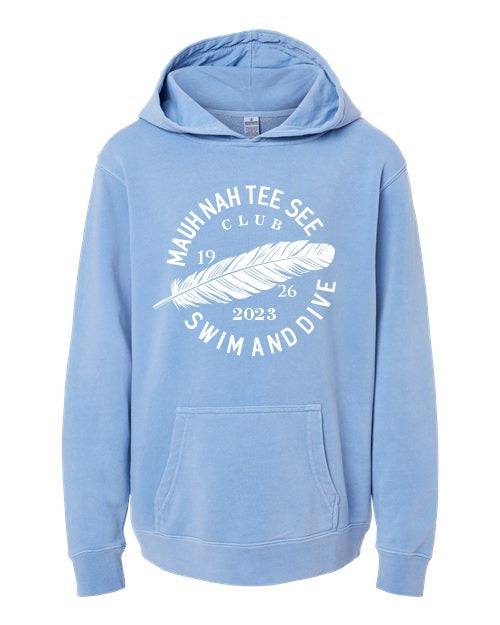 MNTS youth unisex pigment dyed hoodie