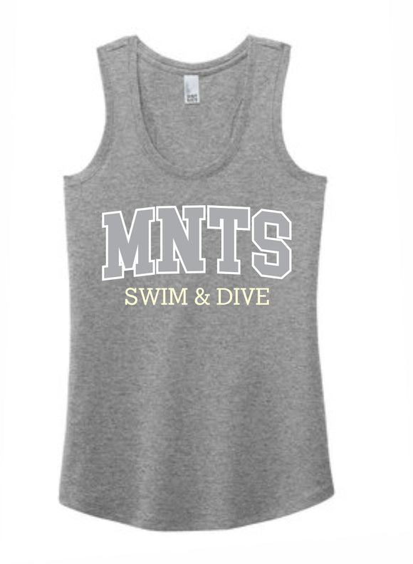 MNTS ladies racerback tank