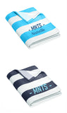 MNTS striped beach towel
