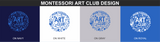 montessori art club garment dyed tee (4 color options)