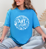 montessori art club garment dyed tee (4 color options)