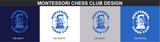 montessori chess club crewneck sweatshirt (4 color options)