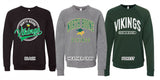 nbhs ADULT sponge fleece crew (3 colors, 6 designs)