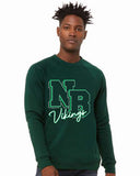 nbhs ADULT sponge fleece crew (3 colors, 6 designs)