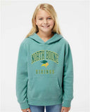 nbhs YOUTH pigment dyed hooded sweatshirt (3 colors, 6 designs)
