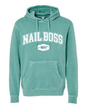 NAIL BOSSES UNITED unisex pigment dyed hoodie